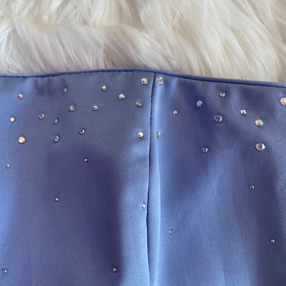 Stunning Purple Rhinestone Corset